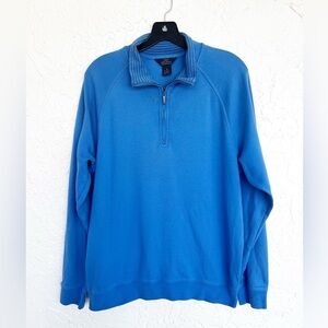 Brooks Brothers 346 Supima Cotton Half Zip Pullover Sweater Mens Medium